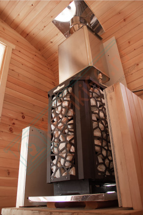 Печь для бани Hard 20M Саванна Панорама (Сталь-Мастер)