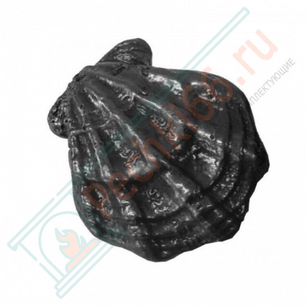 Камень для бани чугунный "Ракушка малая" КЧР-2, (Рубцовск)