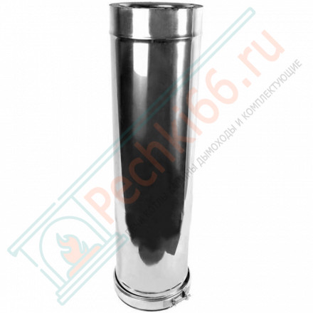 Сэндвич труба для дымохода L=1000 (AISI-316L/0,8-AISI-304/0,5) d-150/250 (Craft-HF-50B)