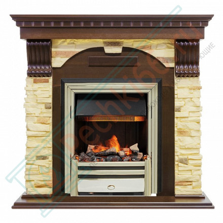 Электрокаминокомплект Dublin - Темный дуб / Сланец с очагом Cavendish