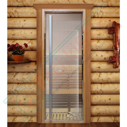 Стеклянная дверь Престиж Flash Royal прозрачная, 1900х700 (DoorWood)