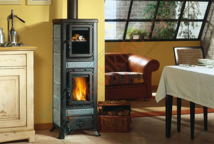 Печь-камин Fulvia Forno, цвет серый (La Nordica)