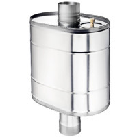 Натрубный бак для воды (НЕРЖ-439/0,8мм) 70 л, d-115 (УМК)