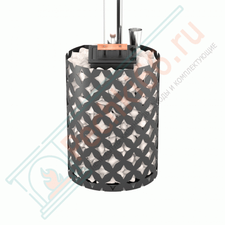 Чугунная банная печь Etna 18 ДТ- 4С Закрытая каменка (Этна)