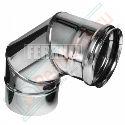Колено 90° (НЕРЖ-430/0,8) d-120 (Ferrum HF)