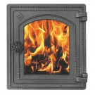 Дверца печная чугунная ДТ-4С, антрацит (Везувий)