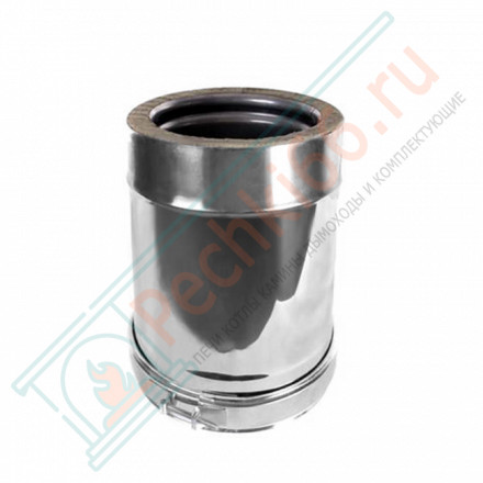 Сэндвич труба для дымохода L=250 (AISI-316L/0,5-AISI-304/0,5) d-150/200 (Craft-GS-25)