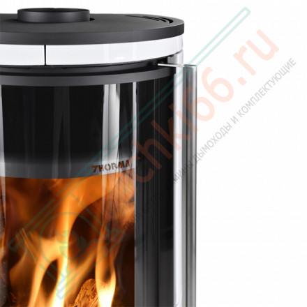 Печь-камин Andorra Extra, черная (Thorma)