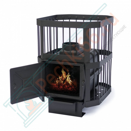 Чугунная печь для бани Сибирь-15, без выносного топочного канала (НМК)