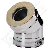 Отвод 30° V50R с изол (AISI-321/0,5-ОЦИНК-RAL/0,5) d-160/260 (Вулкан)