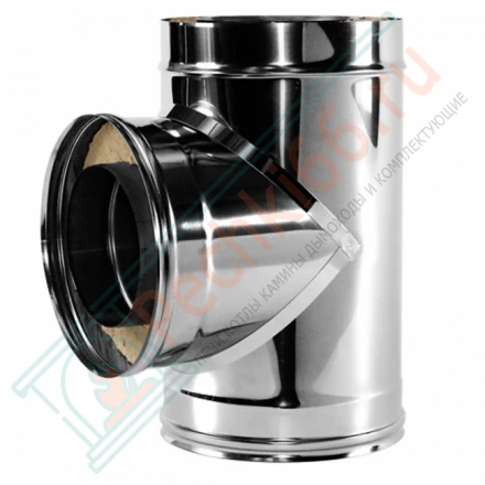 Тройник 90° V50R с изол (AISI-321/0,8-AISI-304/0,5) d-300/400 (Вулкан)