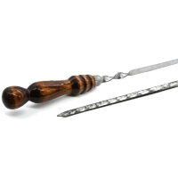 Набор шампуров L=50 см, с деревянной ручкой, 10 шт