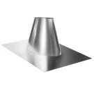 Кровельный элемент 0°/20° на трубу с изол V50R (ОЦИНК/0,5) d-130/230 (Вулкан)