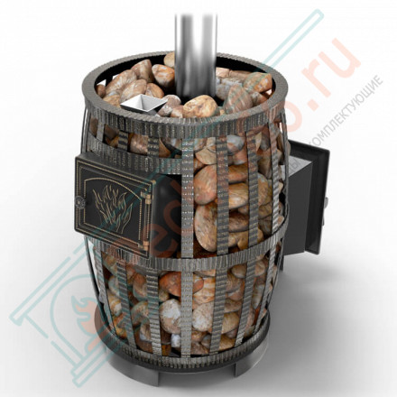 Чугунная банная печь Легенда Русский пар ковка 24 (271) (Везувий)