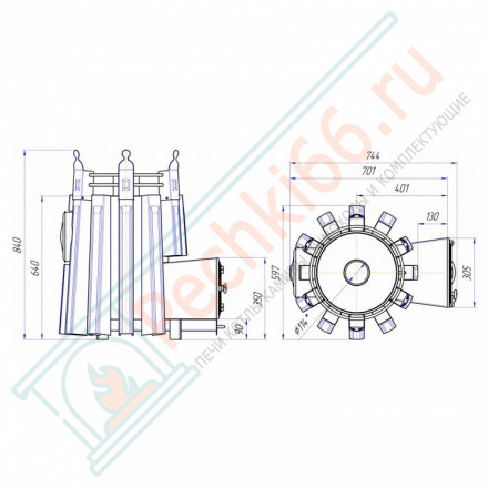 Банная печь Екатерина стронг со стеклом (Добросталь)