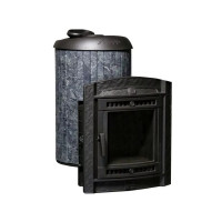 Печь для бани Атмосфера L+, усиленная каменка, ламели "Талькохлорит" (ProMetall) Печь для бани Атмосфера L+, усиленная каменка, ламели "Талькохлорит" (ProMetall)