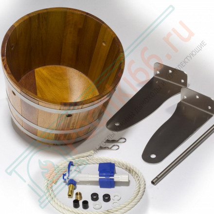 Обливное ведро Перевертыш 14,5 л, порода дерева лиственница (Blumenberg)