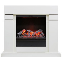 Каминокомплект Lindos - Алебастр с очагом Engine 56-600 LL