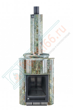 Дровяная банная печь Ферингер Малютка ПФ "Жадеит наборный" до 18 м³