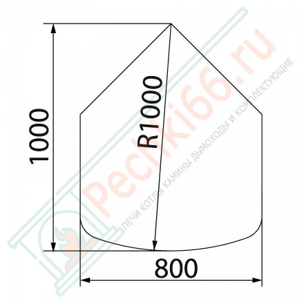 Притопочный лист VPL041-R9005, 1000Х800мм, чёрный (Вулкан)