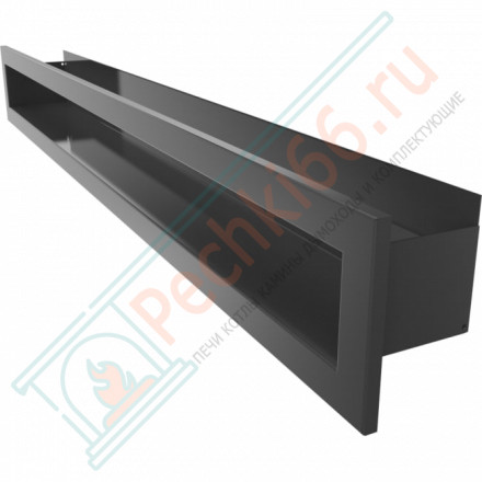 Каминная решётка черная Mila Small 120x900 (Kratki)