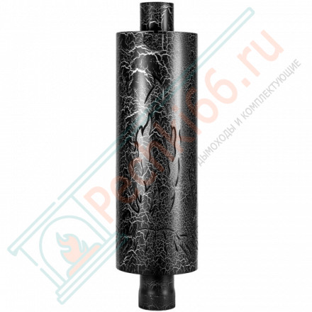 Дымоход с регистром Пламя, D115мм, L1м, Антик (Feringer)