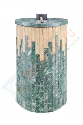 Дровяная банная печь Ферингер Малютка ПФ "Змеевик + Окаменевшее дерево" до 18 м³