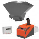 ​​Пеллетная горелка 42 Норма​ (горелка+пу+механизм+котельный бункер 2.0) (Теплодар)