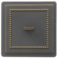 Дверца прочистная чугунная 237, бронза (Везувий)