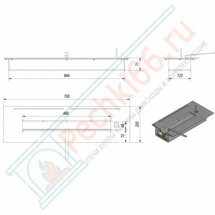 Горелка для биокамина Spark 700 (Kratki)