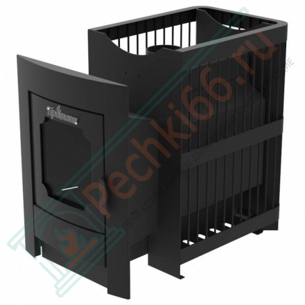 Печь для бани Сетка 14С, дверца со стеклом (Протопи) до 14 м3