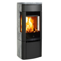 Печь-камин Scan 65-4, стеатит, с задним выходом (Scan)