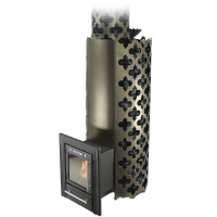 Банная печь Арабеска XXL Inox Люмина черная бронза (T.M.F)