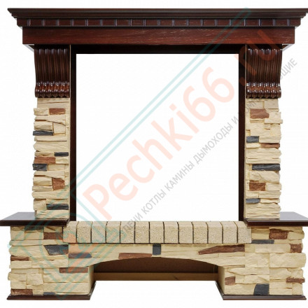 Портал Pierre Luxe - Темный дуб / Сланец (Высота 1040мм)