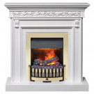 Каминокомплект Valletta - Белый (Ширина 1040 мм) с очагом Danville Brass FB2