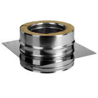 Опора на трубу с изол (НЕРЖ-321/0,8-НЕРЖ-439/0,5) d-115/200 (Дымок-Lux)