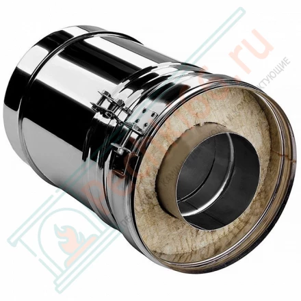 Труба V50R телескопическая с изол L=260-380 (AISI-310S/0,8-AISI-304/0,5) d-150/250 (Вулкан-Cerablanket)