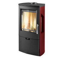 Печь-камин Wikantica, Бордовый (Thorma) до 190 м3