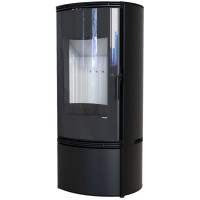 Печь-камин Orbis, черная сталь (Defro-Home) 9кВт