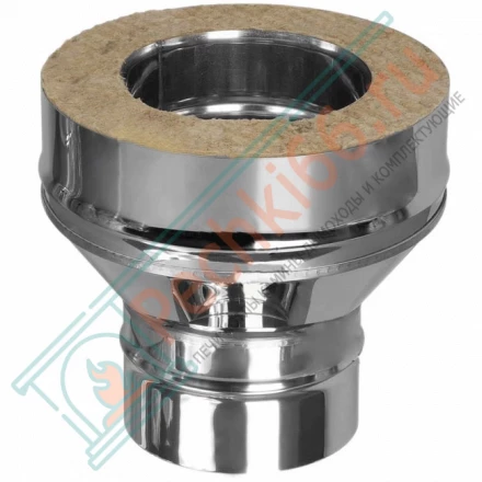 Переход моно-термо V50R (AISI-321/0,8-ОЦИНК-RAL/0,5) d-120/220 (Вулкан-Cerablanket)