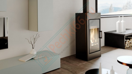 Печь-камин Solum, белая сталь (Defro-Home) 9кВт