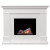 Каминокомплект California - Белый (Глубина 380) с электроочагом Cassette 400 NH