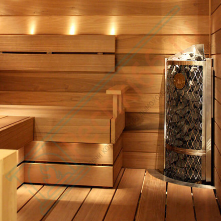 Печь для сауны угловая Corner IKI 7,6 кВт (140 кг камней)