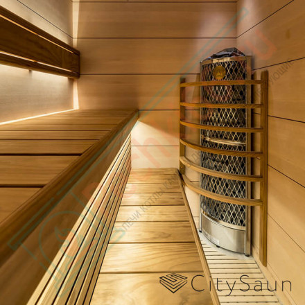 Печь для сауны угловая Corner IKI 7,6 кВт (140 кг камней)