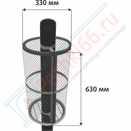 Сетка-каменка натрубная нержавейка (ProMetall)