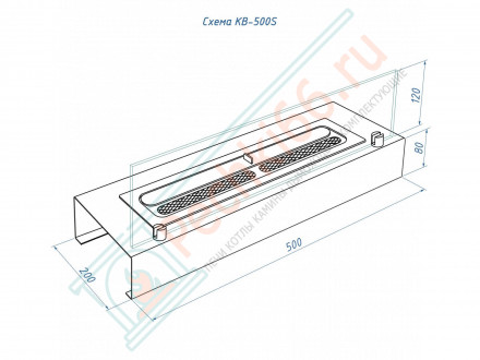 Каминная вставка 500 S (Lux Fire)