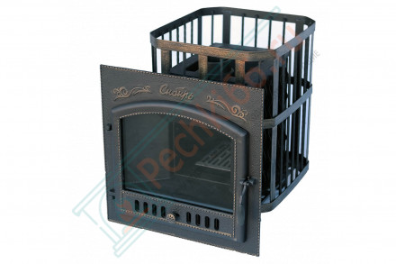 Печь для бани "Сибирь-40" (дверка 700х700) (Сибирь-Премиум)
