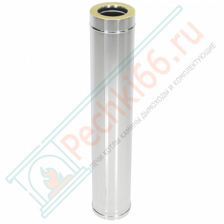 Сэндвич труба Термо ТТ-Р 1000 с хомутом (316-0.8/304-0.5) d-200/300 (ТиС Промо)