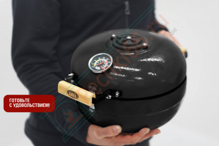 Керамический гриль TRAVELLER SG12 PRO T, 30,5 см / 12 дюймов (черный) (Start Grill)