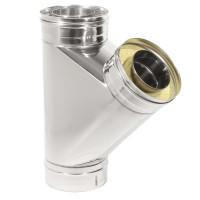 Тройник Термо 45° TРТ-Р+ 2 хомута (310-0.8/304) d-150/250 (ТиС Энерго)